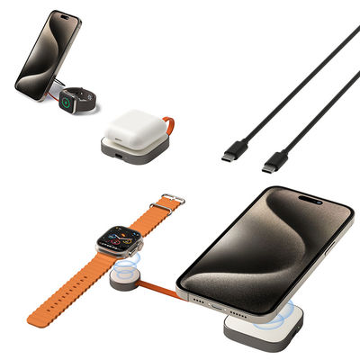 comprar Carregador sem fio magnético para iPhone Carregador portátil quadrado 2 em 1 Magsafe online manufacture