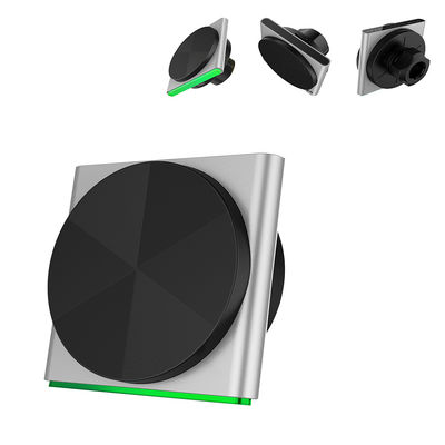 comprar Iphone carregador Stand Material de metal 9-Color RGB Light Effect Carro sem fio montado carregamento rápido Ultra-finho Design online manufacture