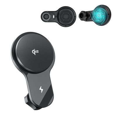 comprar Carregamento sem fio Porta-telefones de automóveis Fantasma ultra-fina Refrigerador Carregamento rápido Porta-telefones de automóveis com forte estabilidade magnética online manufacture