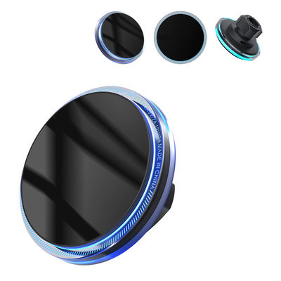 comprar Carregador de carro original e exclusivo do iPhone com carregamento sem fio magnético e design de luz ambiente de cristal online manufacture