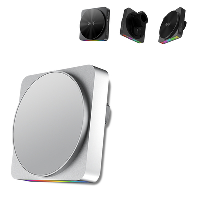 comprar Suporte veicular MagSafe com carregamento sem fio rápido de 15W e luz ambiente de 9 cores online manufacture
