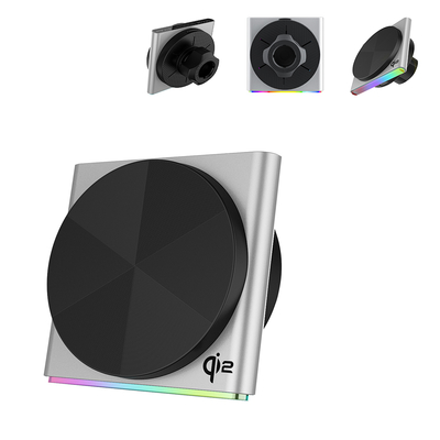 comprar High-End Metal Magnetic Car Mount 9-Color RGB Light Effect Ultra-Thin Design One-Hand Operation Fast Charging online manufacture