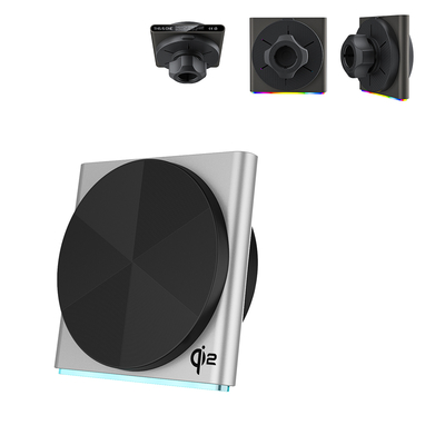 comprar QI2 Ultra-Fino Design Pickup Lâmpada, Metal, Super Forte Sucção Magnética, Carro sem fio Montado 9-Color RGB Projeção de Efeito de Luz Lâmpada Ambiental, Operação de Uma Mão, Rotação de 360 Graus, Carregamento Rápido online manufacture