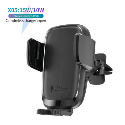 comprar 12-24V Voltage Wireless Car Charger with 1 Year Warranty and 0.25kg Lightweight Qi Auto Clamping Phone Holder online manufacture