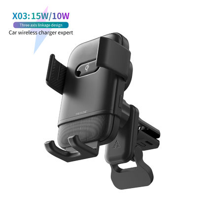 comprar 15W Fast Charge Wireless Car Charger with Type-C Connection and 12-24V Voltage for iPhone 12 13 online manufacture