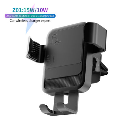 comprar 15W Fast Charging Wireless Car Charger with 12-24V Voltage and 1 Year Warranty for iPhone online manufacture