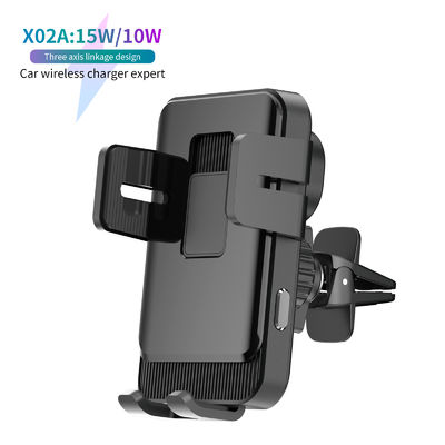 comprar 12-24V Auto-Clamping Wireless Car Charger with 1 Year Warranty and Qi Fast Charging Car Phone Holder online manufacture