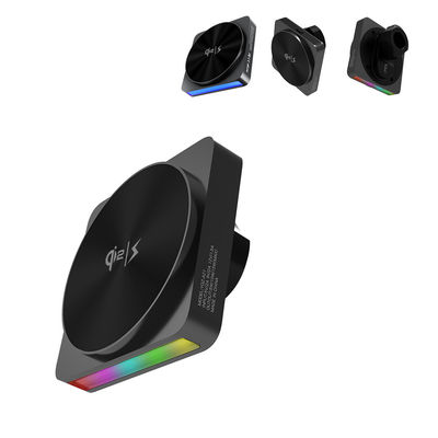 Carregador avançado para iPhone 9 cores claras com câmbio Carregador sem fio magnético com carregamento rápido de 15w fino e durável