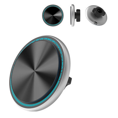 Inovador suporte de telefone de carro de metal com forma oval e luz de corrida personalizável para automóveis