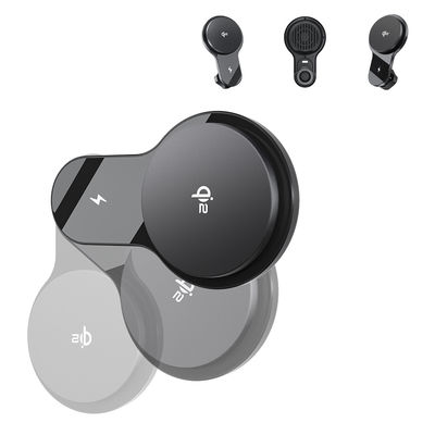 Porta-telefone de carro com resfriamento de ventilador ultra-finho e forte sucção magnética para carregador Iphone 15 Pro Max