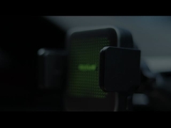 Desligado operado compatível com ecrã pequeno móvel estrelado luz noturna clip braço carregador sem fio